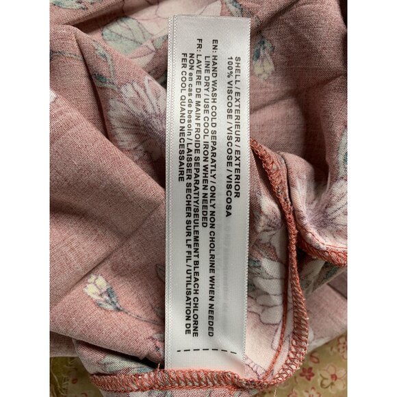 New Band Of Gypsies B.O.G Collective XS Floral V-Neck Ruffle Dress RDD10483 - Picture 5 of 7